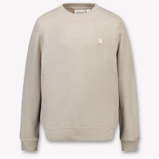 Calvin Klein Niños Unisex suéter en Beige claro