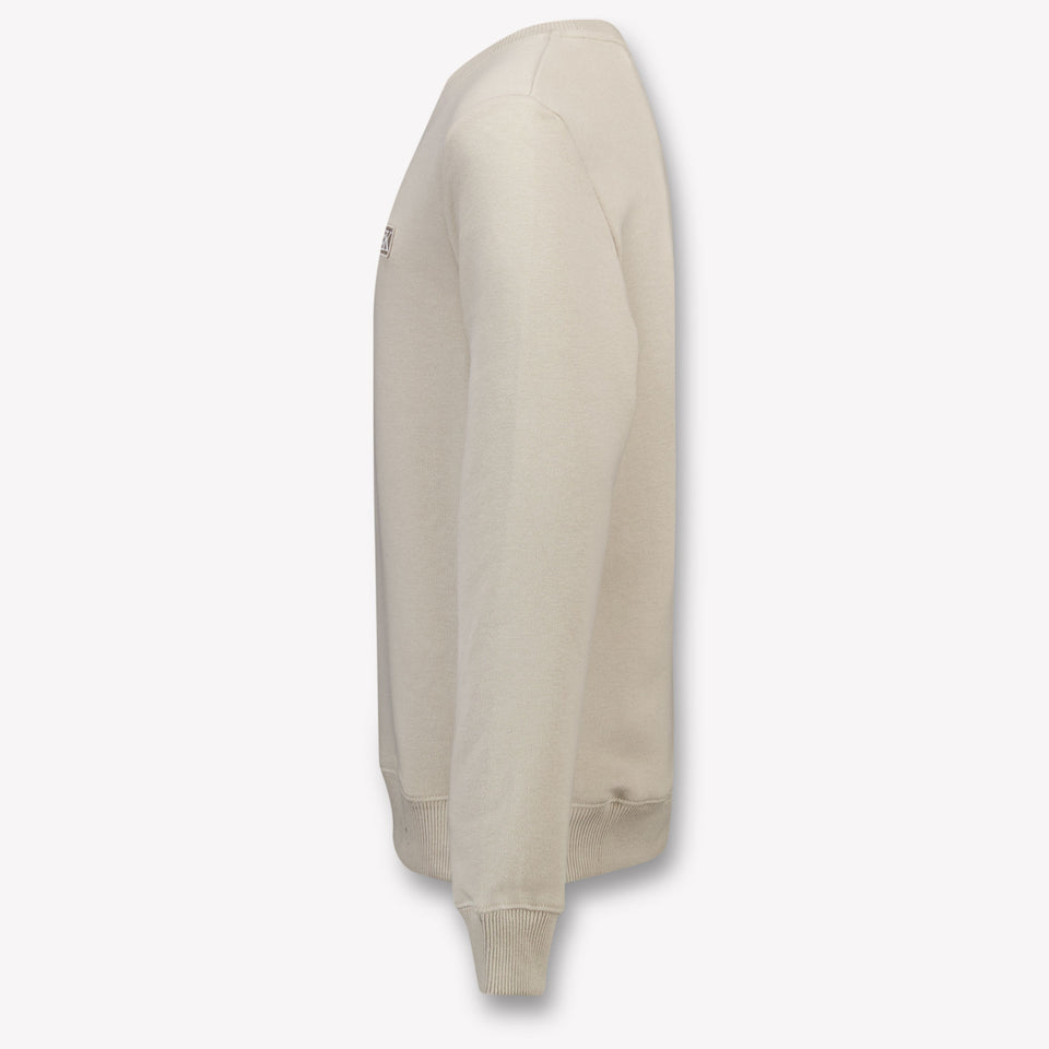 Calvin Klein Niños Unisex suéter en Beige claro