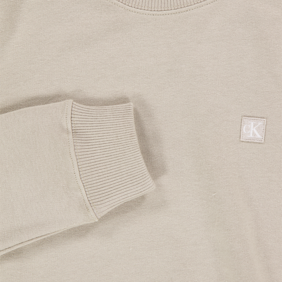 Calvin Klein Niños Unisex suéter en Beige claro