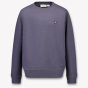 Calvin Klein Niños Unisex suéter en Gris Oscuro