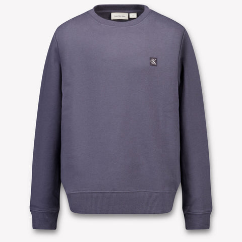 Calvin Klein Bambini Unisex Maglione dentro Grigio Scuro