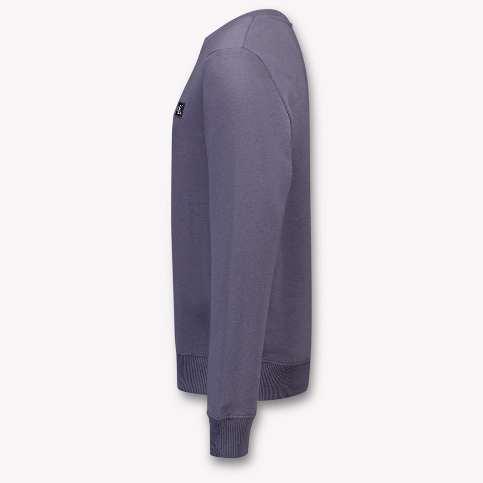 Calvin Klein Niños Unisex suéter en Gris Oscuro