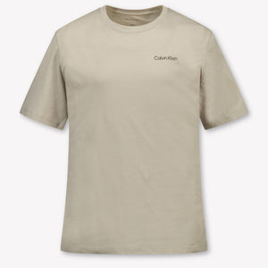 Calvin Klein Niños Unisex Camiseta adentro Beige claro