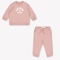 Calvin Klein Bébé Filles Survêtement de jogging Rose