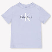 Calvin Klein Baby Unisex T-Shirt In Light Blue