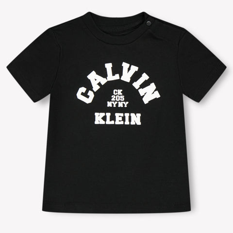 Calvin Klein Baby Unisex T-Shirt In Black