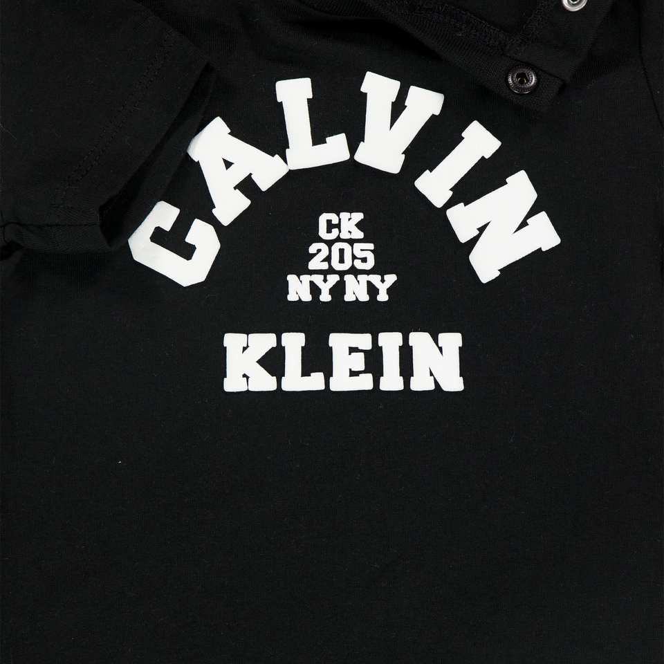Calvin Klein Baby Unisex T-Shirt In Zwart