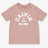 Calvin Klein Bebé Unisex Camiseta adentro Rosa