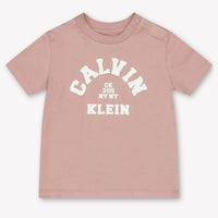 Calvin Klein Bebé Unisex Camiseta adentro Rosa