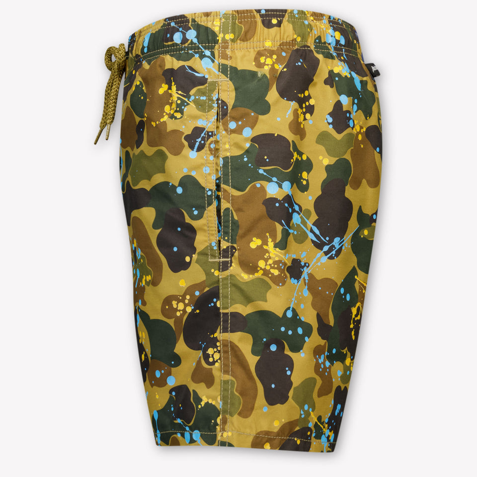 Palm Angels Baby Boys Swimwear In Green