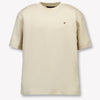 Tommy Hilfiger Bambini Ragazzi Maglietta dentro Beige