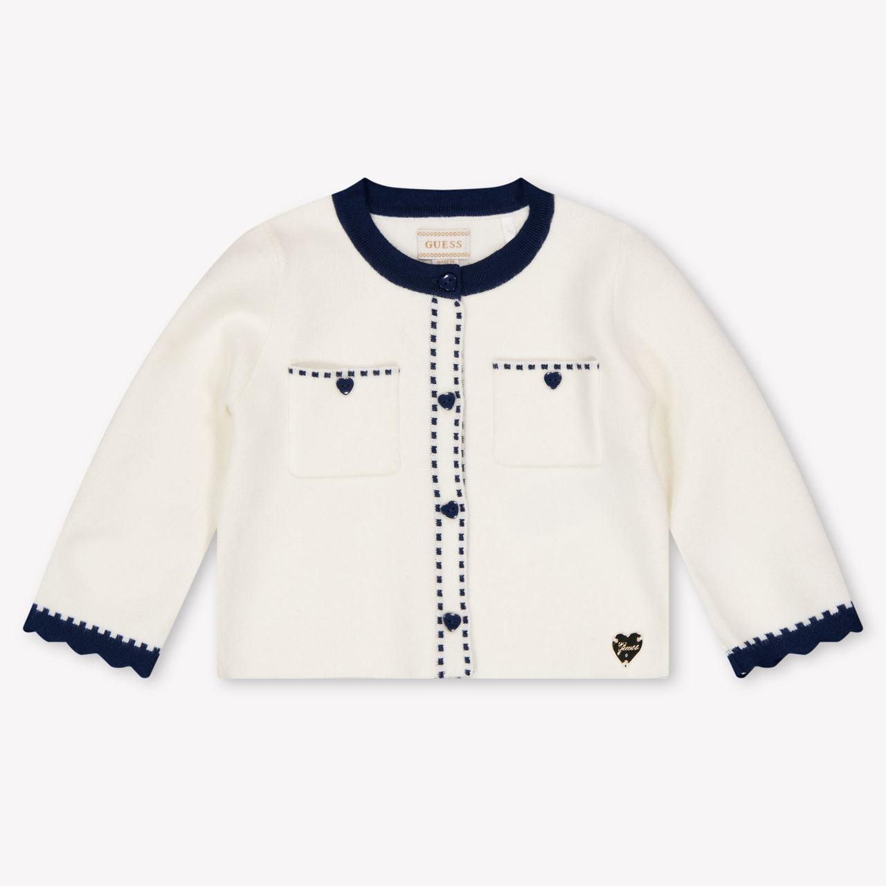 Guess Bébé Filles Ensemble en blanc cassé