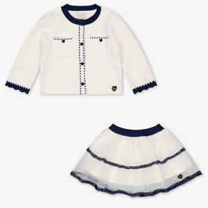 Guess Bébé Filles Ensemble en blanc cassé