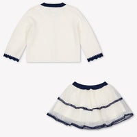 Guess Bébé Filles Ensemble en blanc cassé