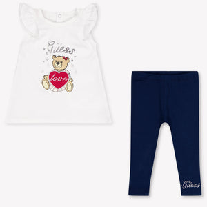 Guess Baby Meisjes Setje In Wit