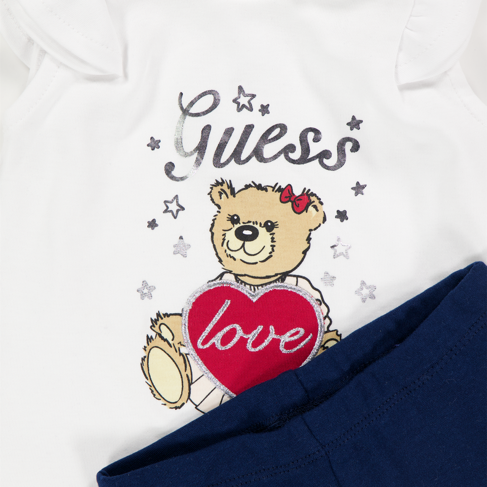 Guess Baby Meisjes Setje In Wit