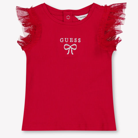 Guess bebe Chicas Camiseta adentro Rojo