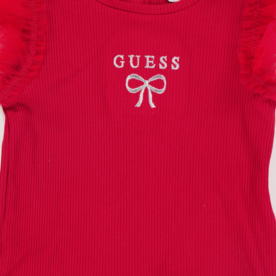 Guess Bambino Ragazze Maglietta dentro Rosso