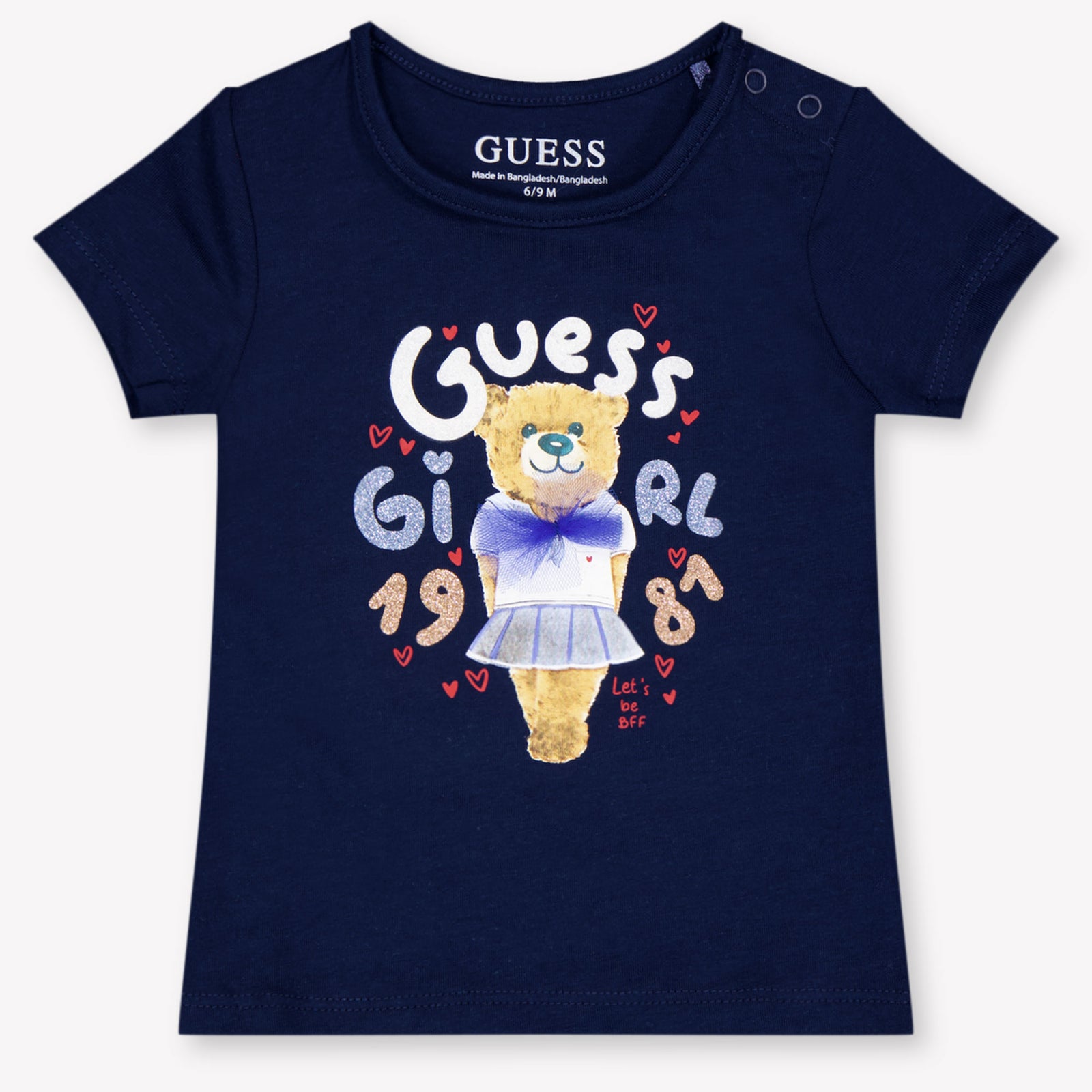 Guess bebe Chicas Camiseta adentro Navy