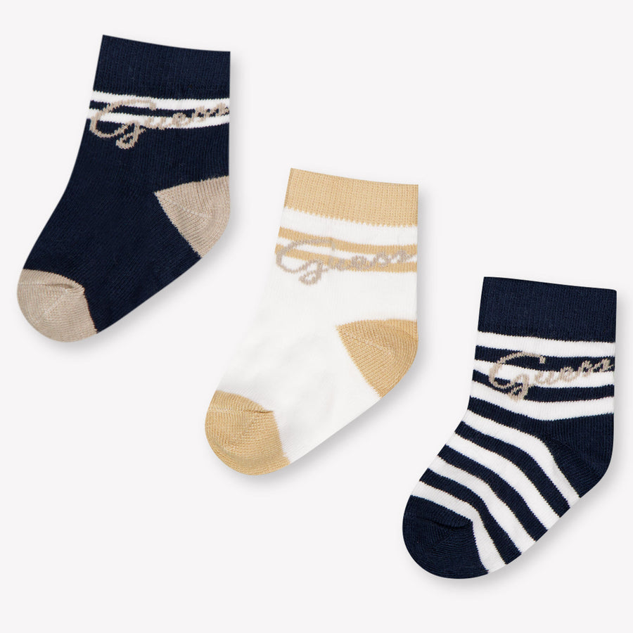 Guess Bébé Garçons Chaussettes dedans Navy