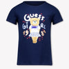 Guess Enfants Filles T-shirt dans Navy