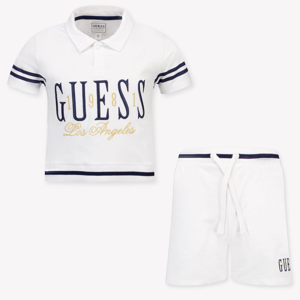 Guess Bambini Ragazze Impostato Bianco