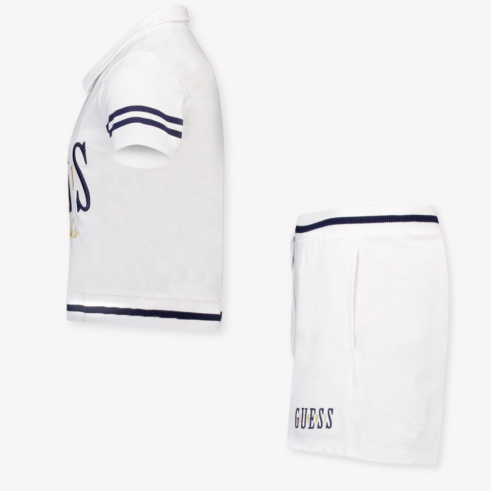 Guess Bambini Ragazze Impostato Bianco