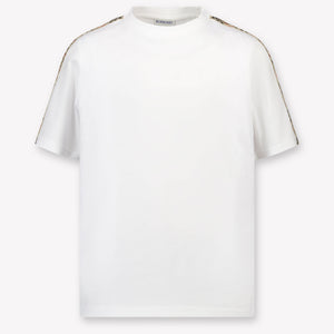 Burberry Cèdre Kinder Unisexe T-shirt dans Blanc