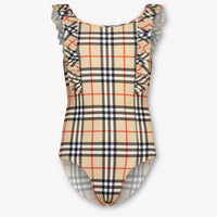 Burberry Tilly Kinder Meisjes Zwemkleding In Beige