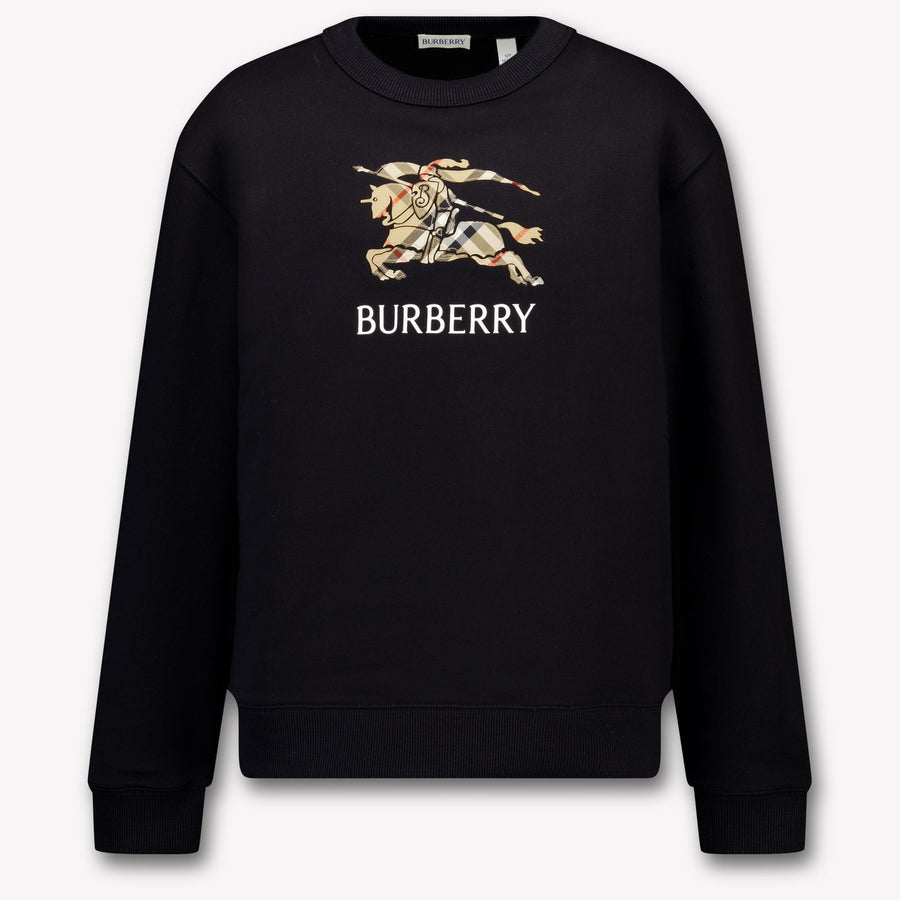 Burberry Mateo Kinder Chicos suéter en Negro