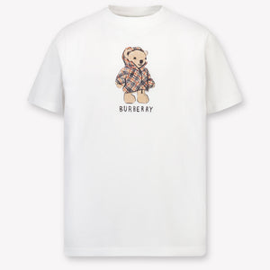 Burberry Peluche en cèdre pour enfants Unisexe T-shirt dans Blanc