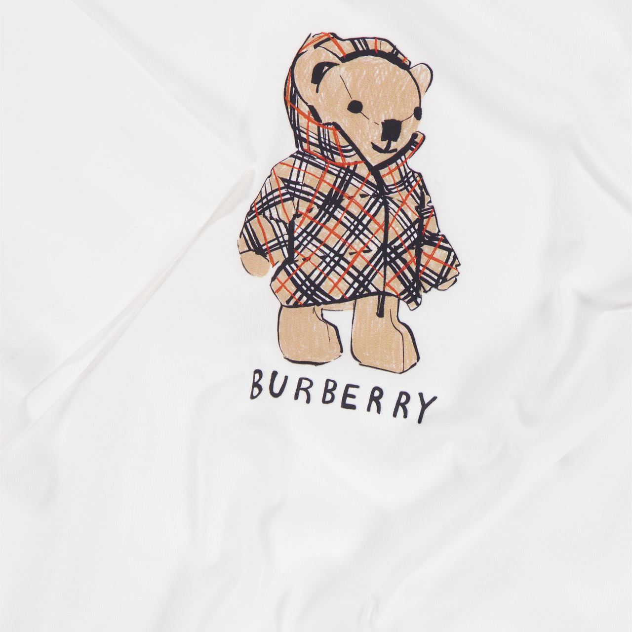 Burberry Peluche en cèdre pour enfants Unisexe T-shirt dans Blanc