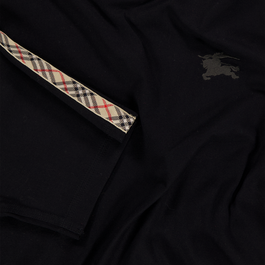 Burberry Cheque de cedro niños Unisex Camiseta adentro Negro