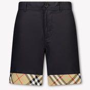 Burberry Oscar Kinder Garçons Short dans Noir