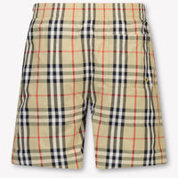 Burberry Atticus Kids Boys Swimwear In Beige