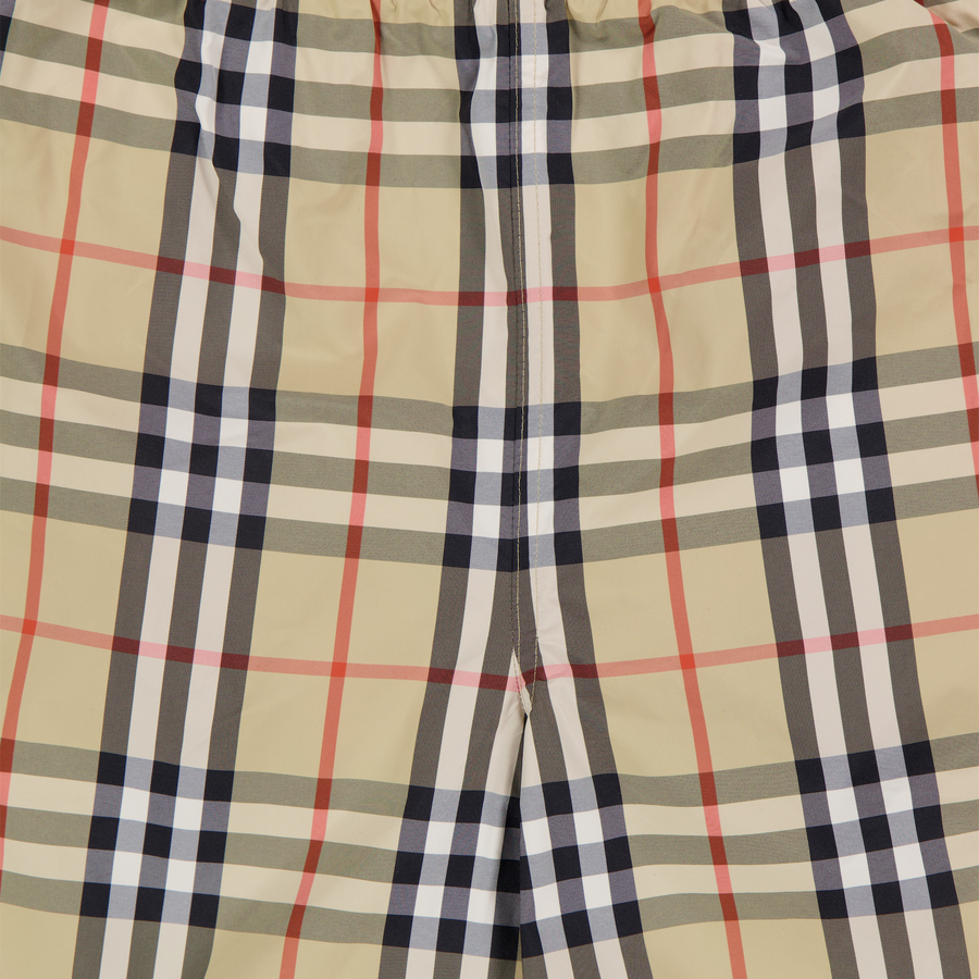 Burberry Atticus Kids Boys Swimwear In Beige
