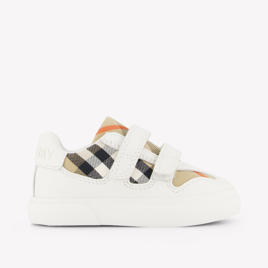 Burberry Noah Kinder Unisex Sneakers In Wit