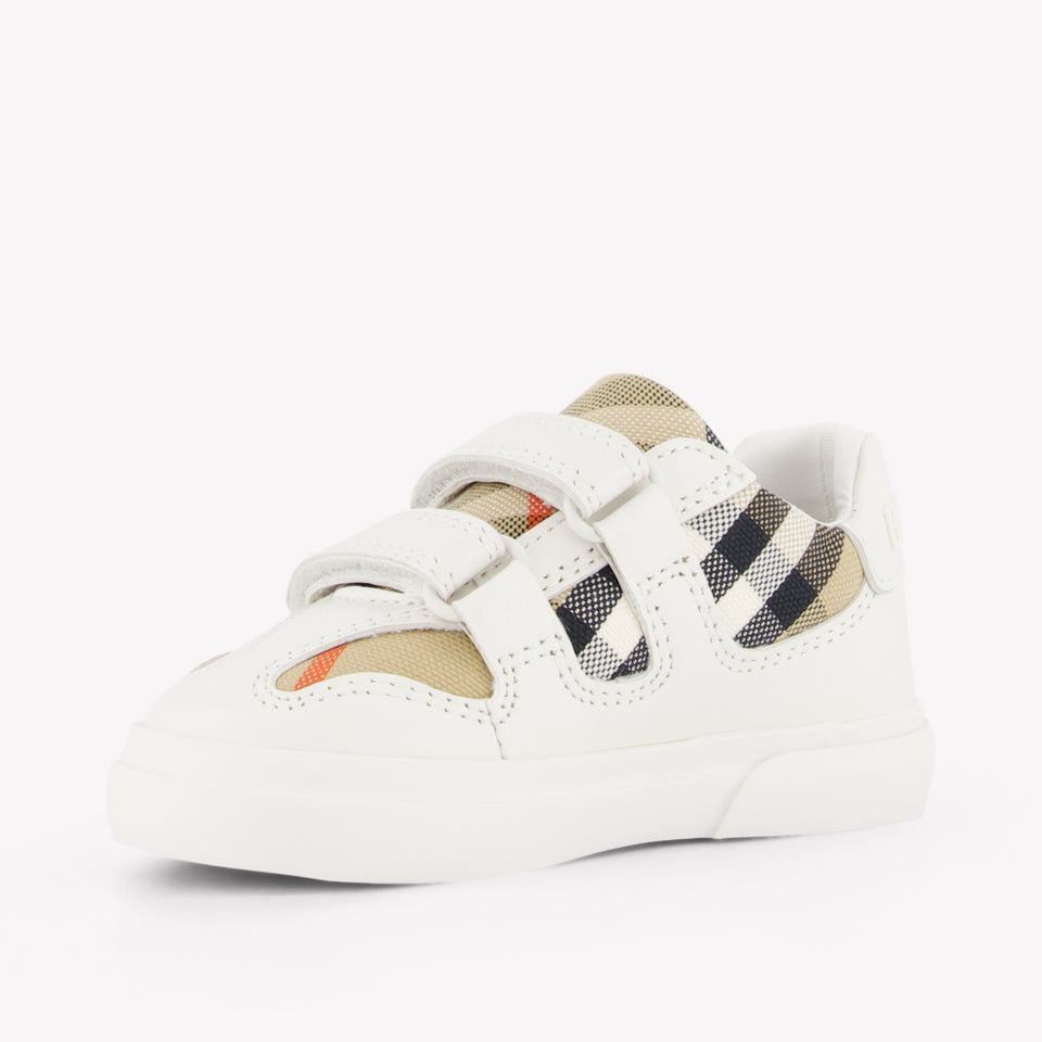 Burberry Noah Unisex Sneakers In Wit