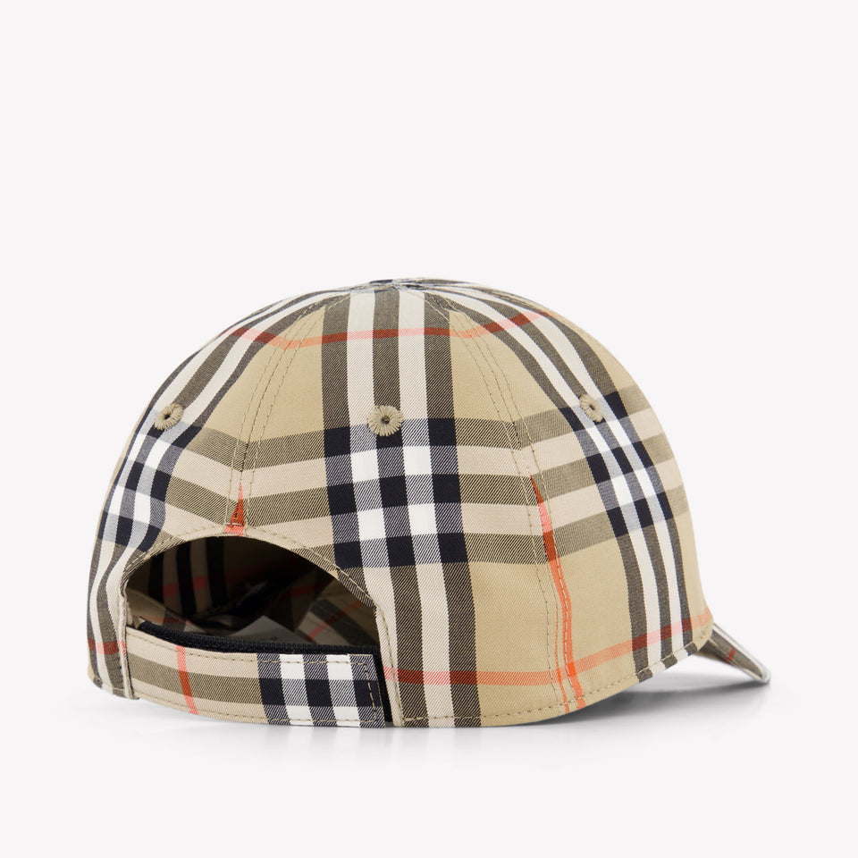 Burberry Kids Unisex Cap In Beige