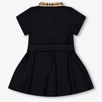 Burberry Astrid Baby Meisjes Jurk In Zwart