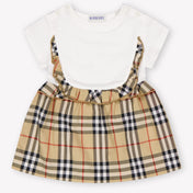Burberry Rhonda Baby Mädchen Zieh dich an Weiß