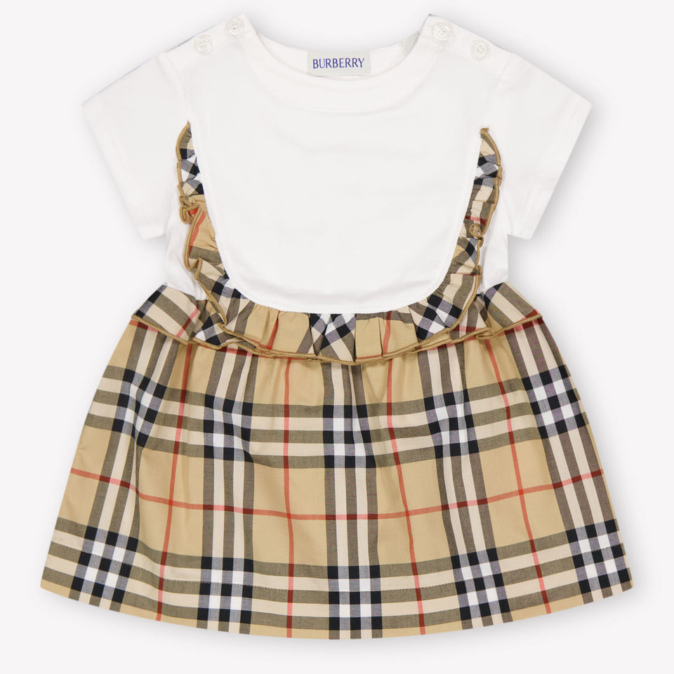 Burberry Rhonda Baby Mädchen Zieh dich an Weiß