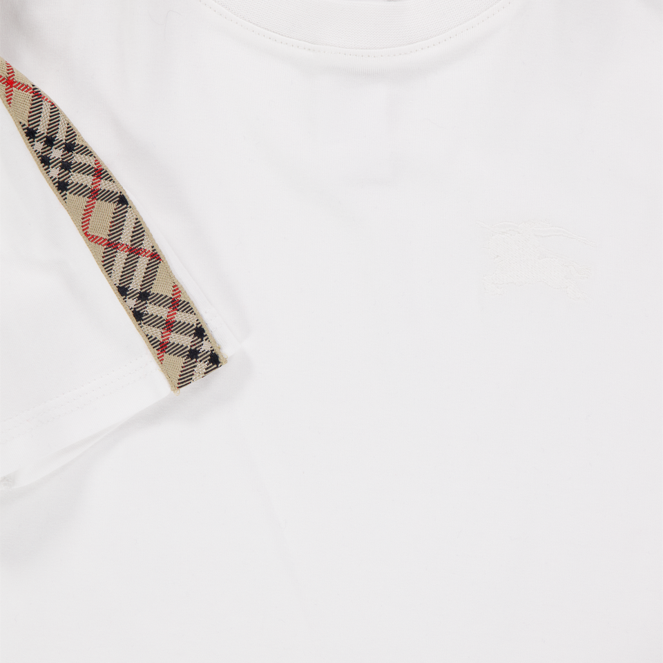 Burberry Bébé en cèdre Unisexe T-shirt dans Blanc