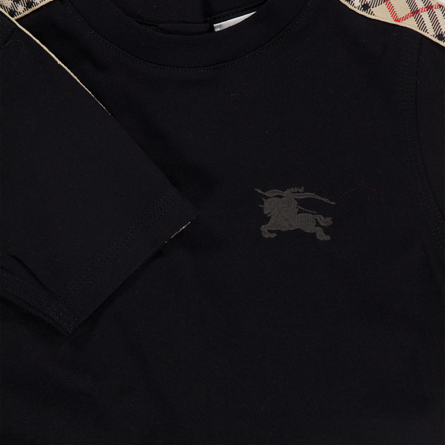 Burberry Bébé en cèdre Unisexe T-shirt dans Noir