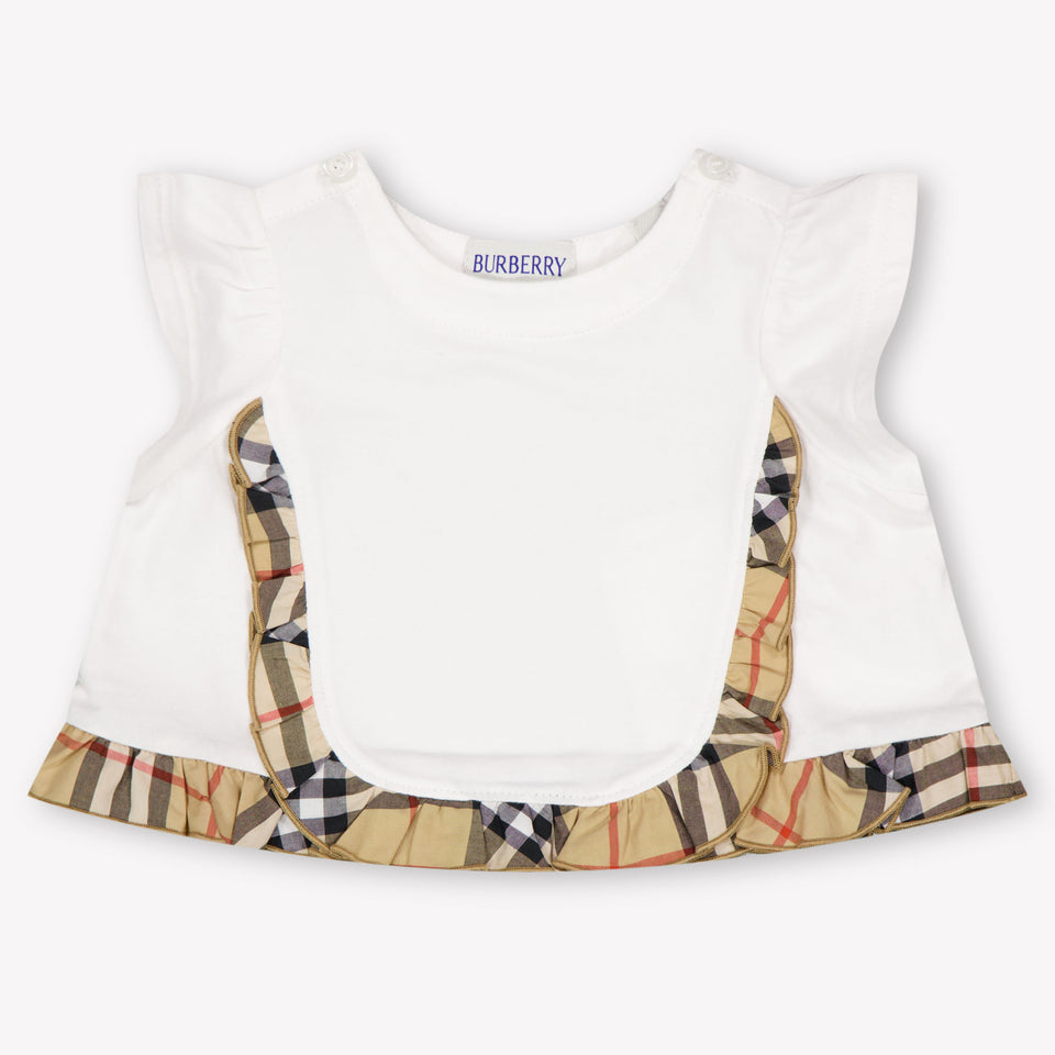 Burberry Roxy Bébé Filles T-shirt dans Blanc