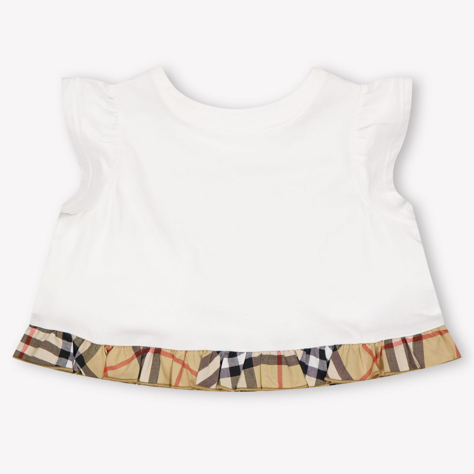 Burberry Roxy Bébé Filles T-shirt dans Blanc