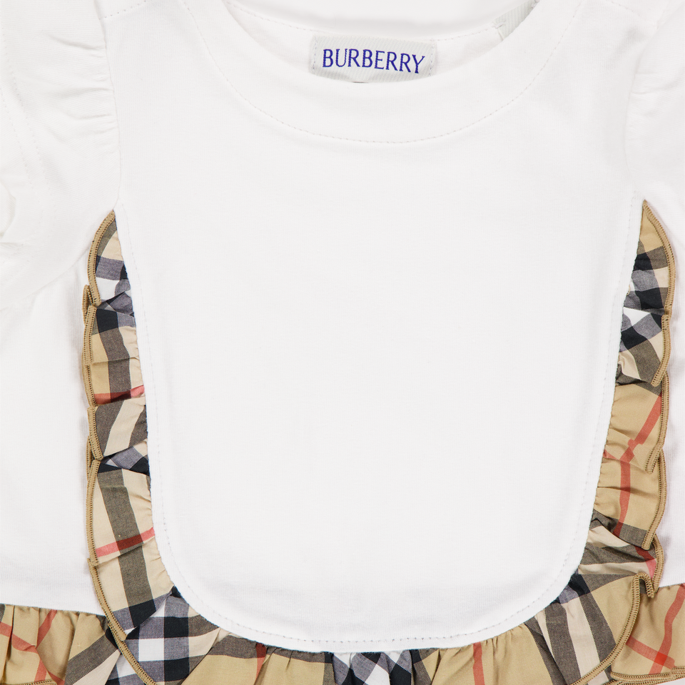 Burberry Roxy Bébé Filles T-shirt dans Blanc