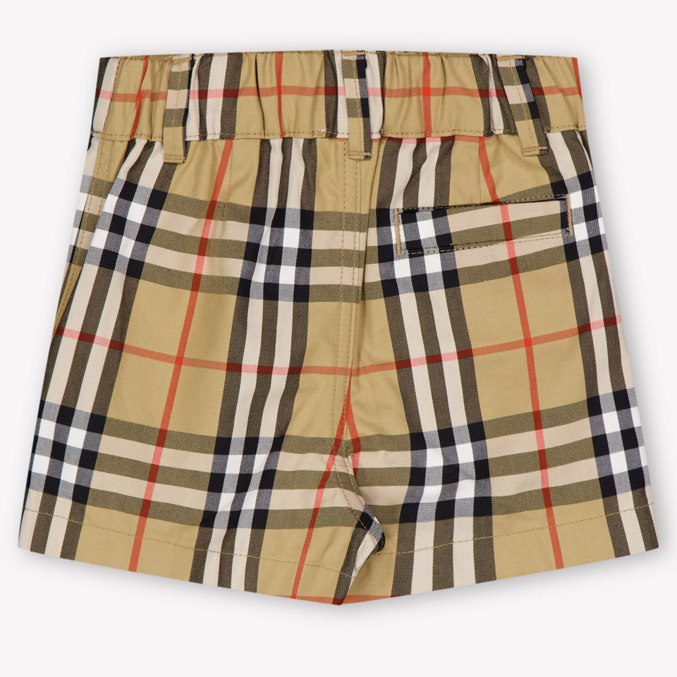 Burberry Oscar Baby Boys Shorts In Beige
