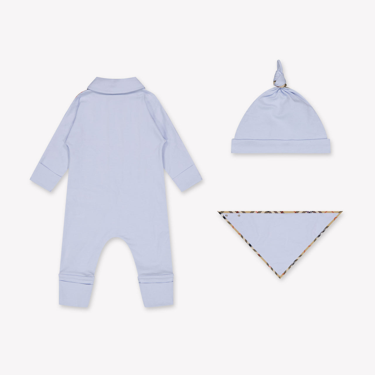 Burberry Hamilton bébé Garçons Combishort dans Bleu Clair