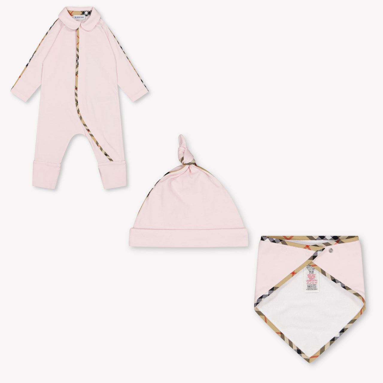 Burberry Hamilton Baby Mädchen Spielanzug In Hellrosa